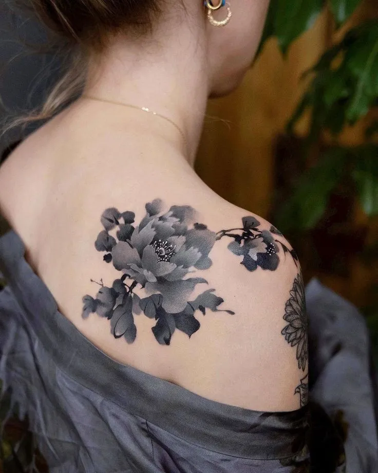 99+ hình xăm bông hoa trên vai được ưa thích nhất hiện nay - Genztattoo