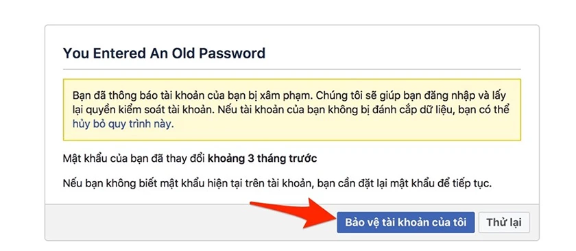 Lấy lại tài khoản Facebook bị hack bằng gmail, số điện thoại