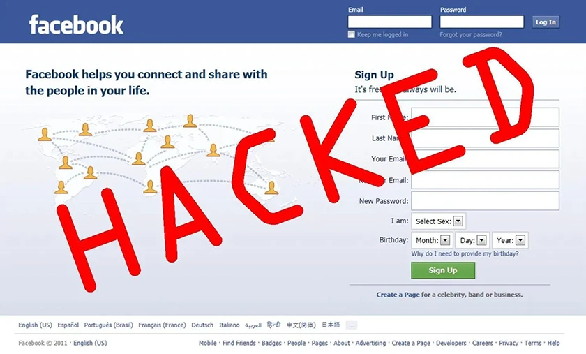 Lấy lại tài khoản Facebook bị hack bằng gmail, số điện thoại