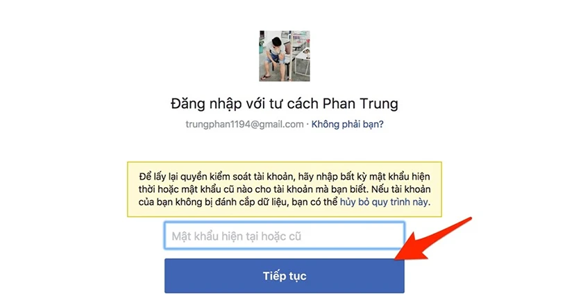 Lấy lại tài khoản Facebook bị hack bằng gmail, số điện thoại