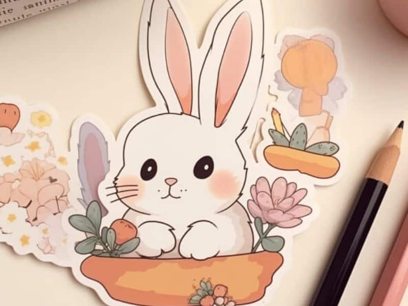 Top 50+ Hình Sticker Thỏ Cute Đẹp, Thiết Kế Theo Yêu Cầu