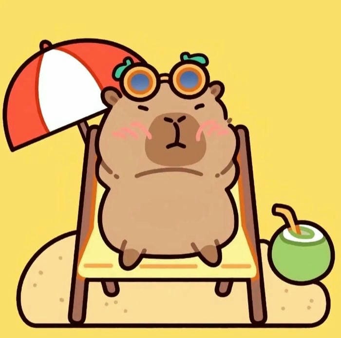 100+ hình ảnh Capybara chibi cute dễ thương khiến fan mê đắm