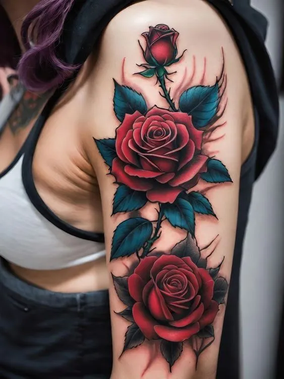 Top 999+ hình xăm hoa hồng cho nữ cực phong cách và quyến rũ - Genztattoo