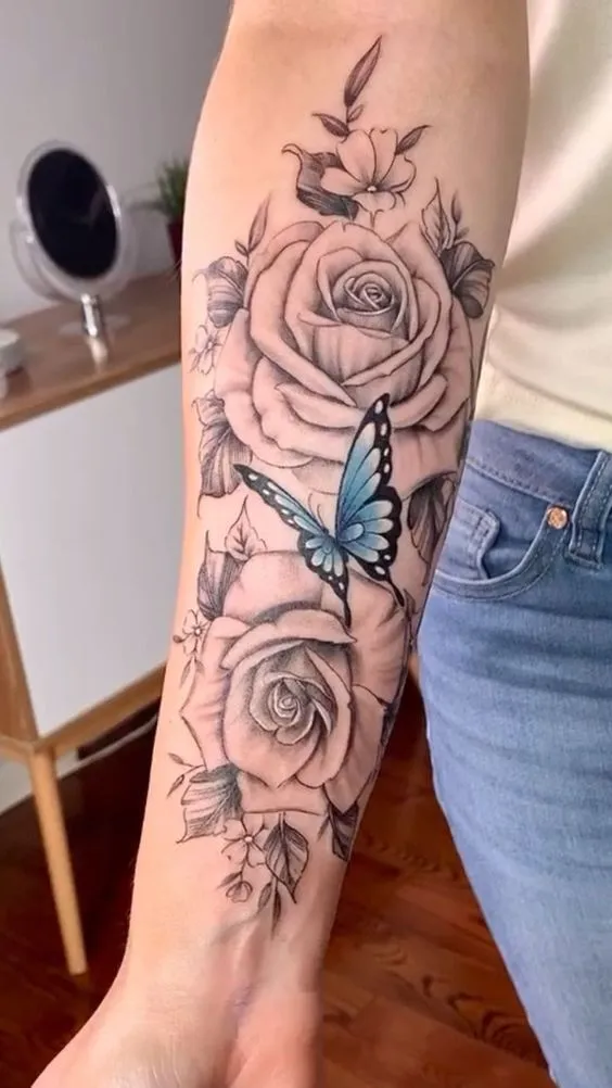 Top 999+ hình xăm hoa hồng cho nữ cực phong cách và quyến rũ - Genztattoo