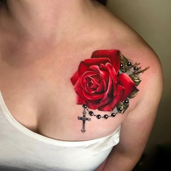 Top 999+ hình xăm hoa hồng cho nữ cực phong cách và quyến rũ - Genztattoo