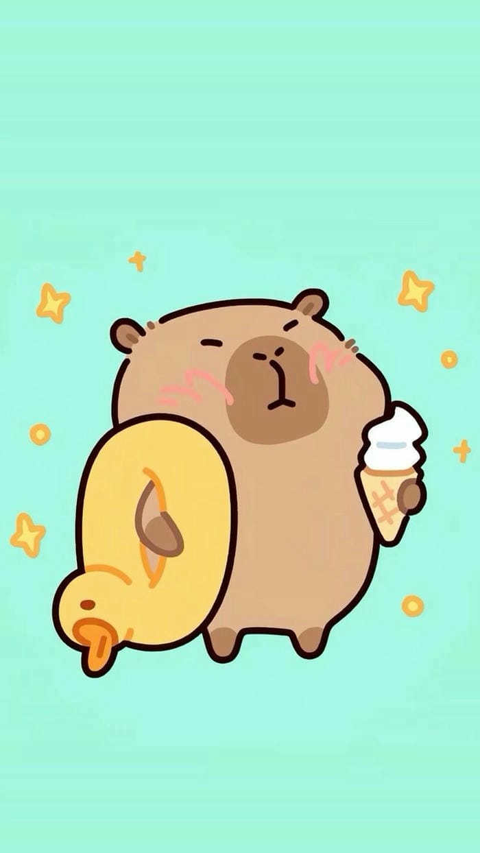 100+ hình ảnh Capybara chibi cute dễ thương khiến fan mê đắm