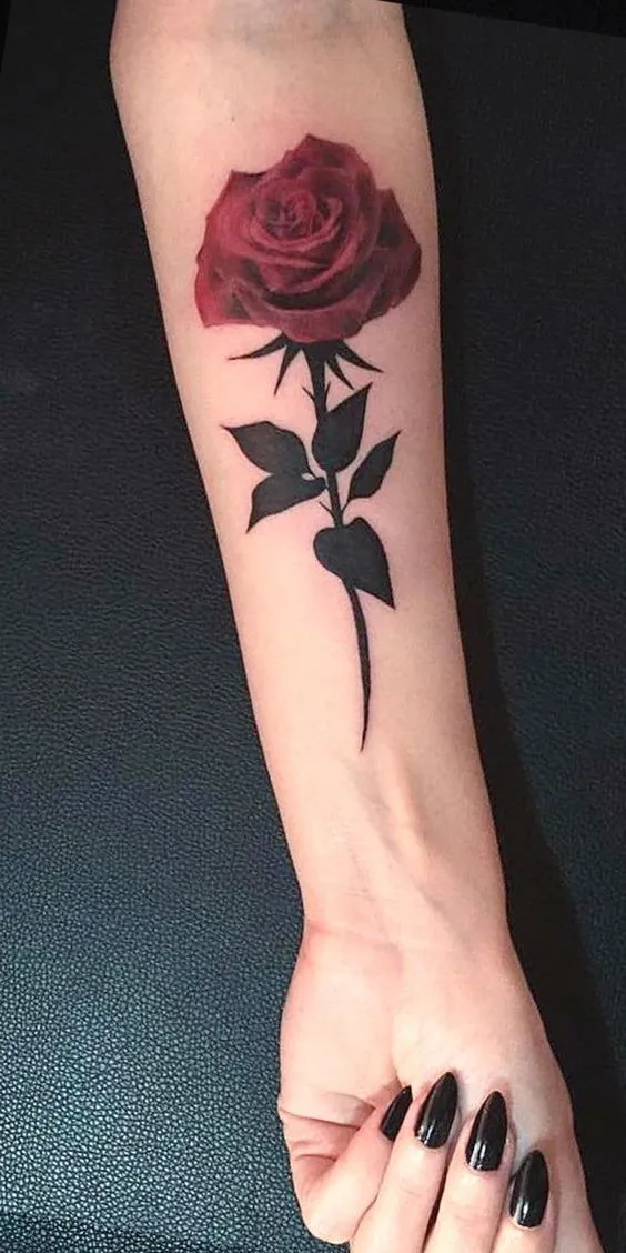 Top 999+ hình xăm hoa hồng cho nữ cực phong cách và quyến rũ - Genztattoo